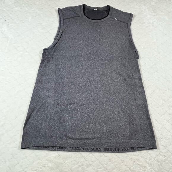 Lululemon Mens Metal Vent Tech Sleeveless Shirt -size small -excellent condition - Picture 1 of 7